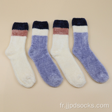 Wholesale populaire chenille chaussettes confortables